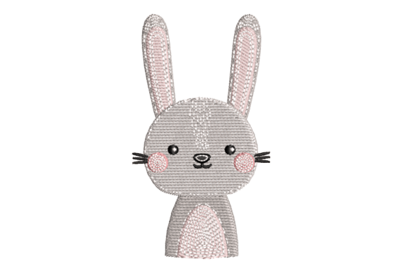 Cute Bunny Nursery Embroidery