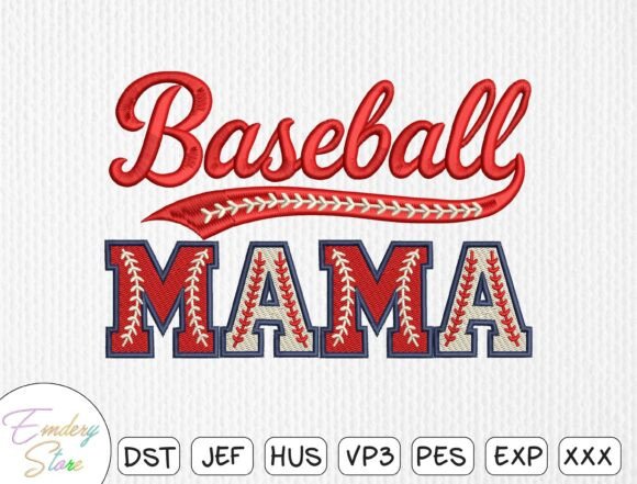 Sports Mom Appreciation Embroidery File